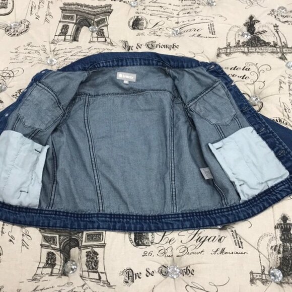 Tractr Basic Girls Jean Jacket - Picture 3 of 5